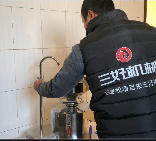 豆皮機制作豆皮